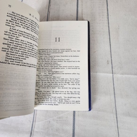 Vintage 1995 R.L. Stine  Hardcover Superstitious First Edition - Picture 9 of 9